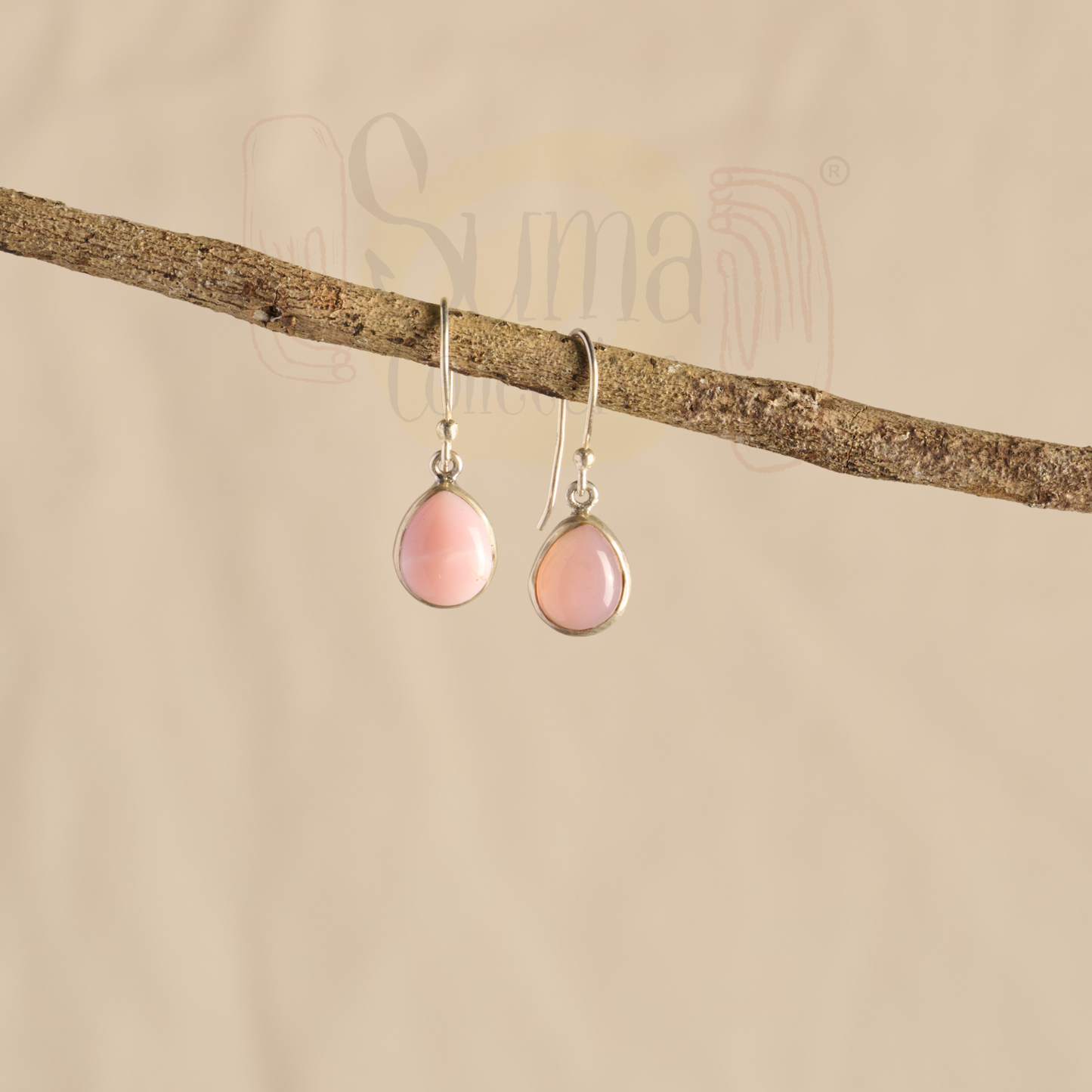 Gulposh Mini Rose Quartz Earrings