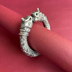 Kada with elephant heads in chitai work