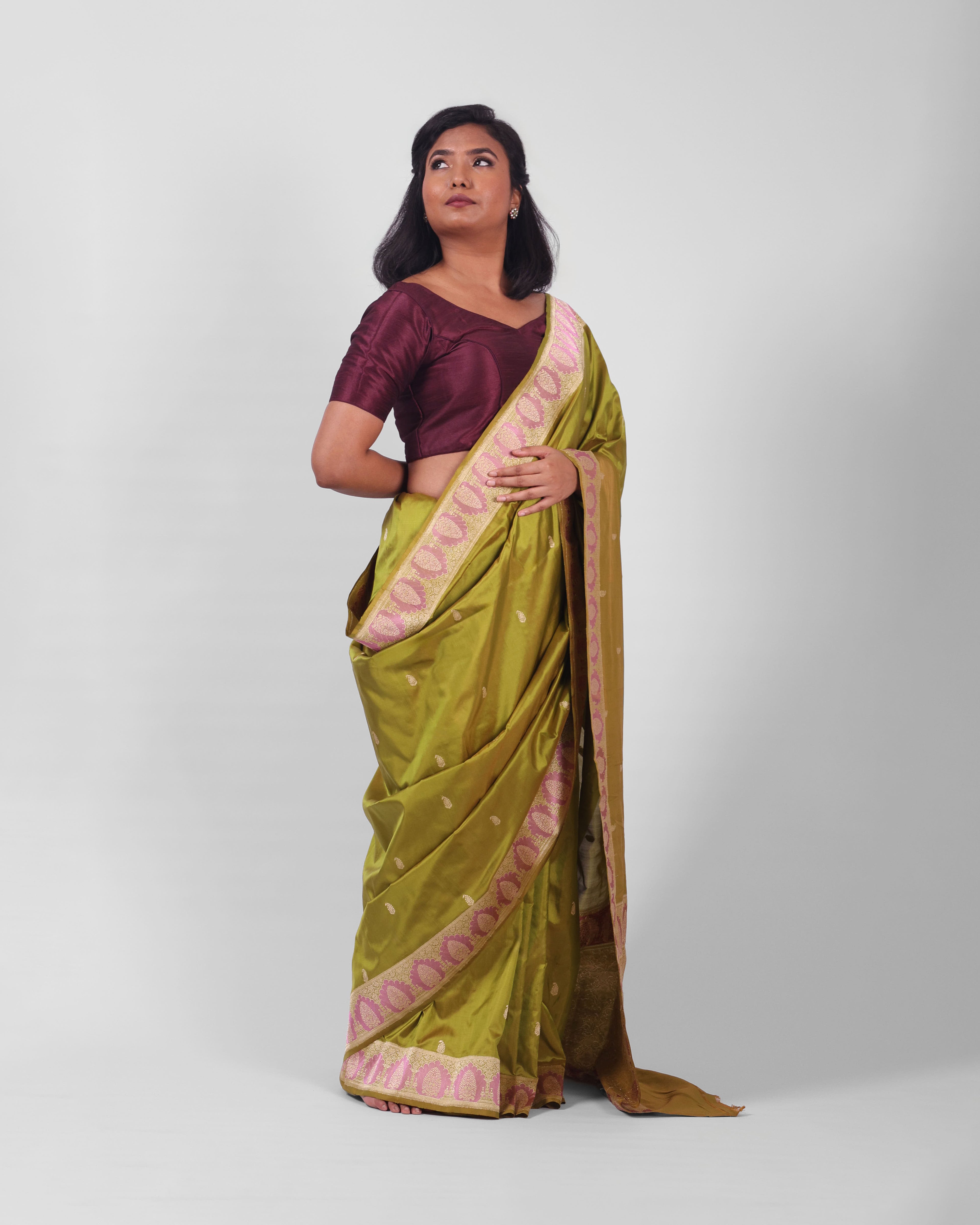 Mehru Kadwa Banarasi Saree