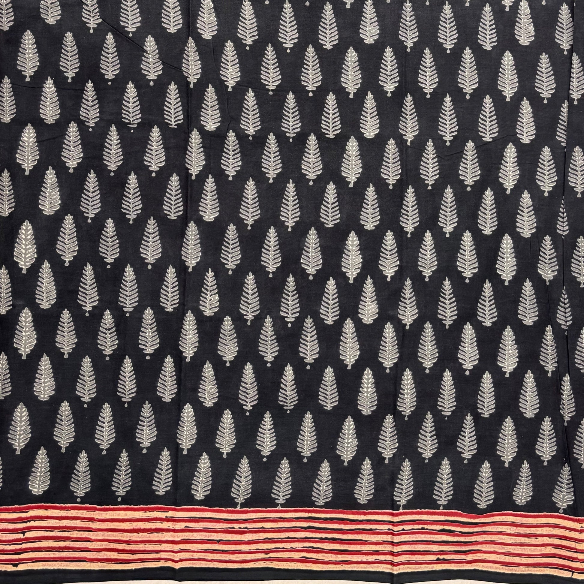 handcrafted Dabu block printed cotton saree, lightweight navy blue saree, 
