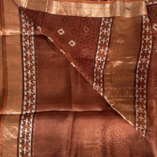 Kota Silk Saree in Dabu #2