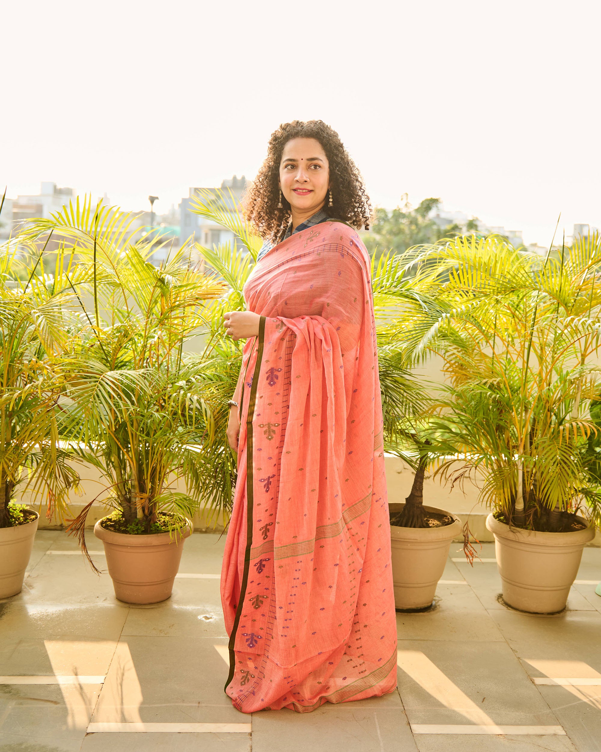 Aniri Jamdani Khadi Cotton Saree