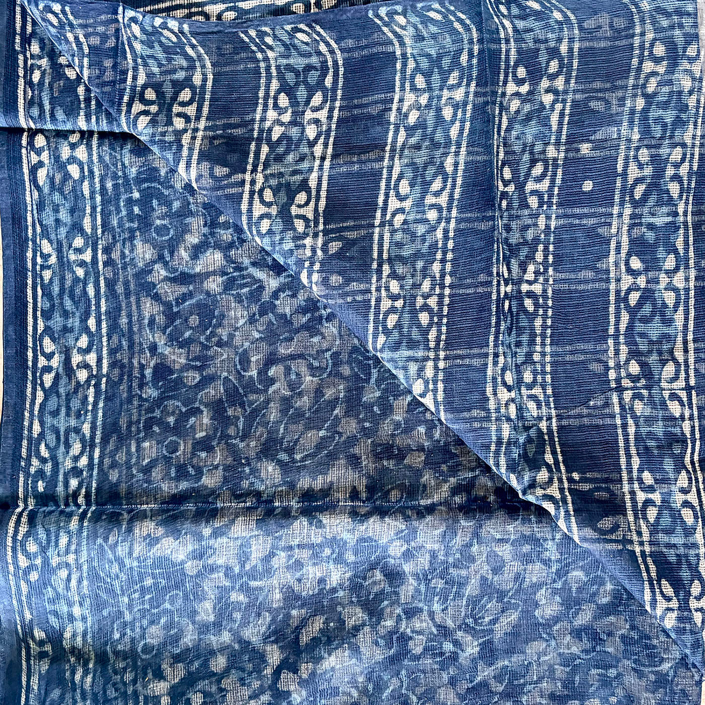 Pallu and blouse of the saree