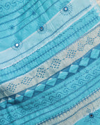 Rouni Kosa Silk Saree with Lambani Embroidery