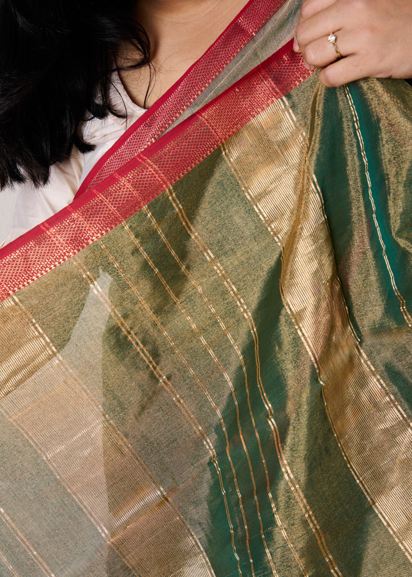 Sunehri #8 (Dark Green & Gold)
