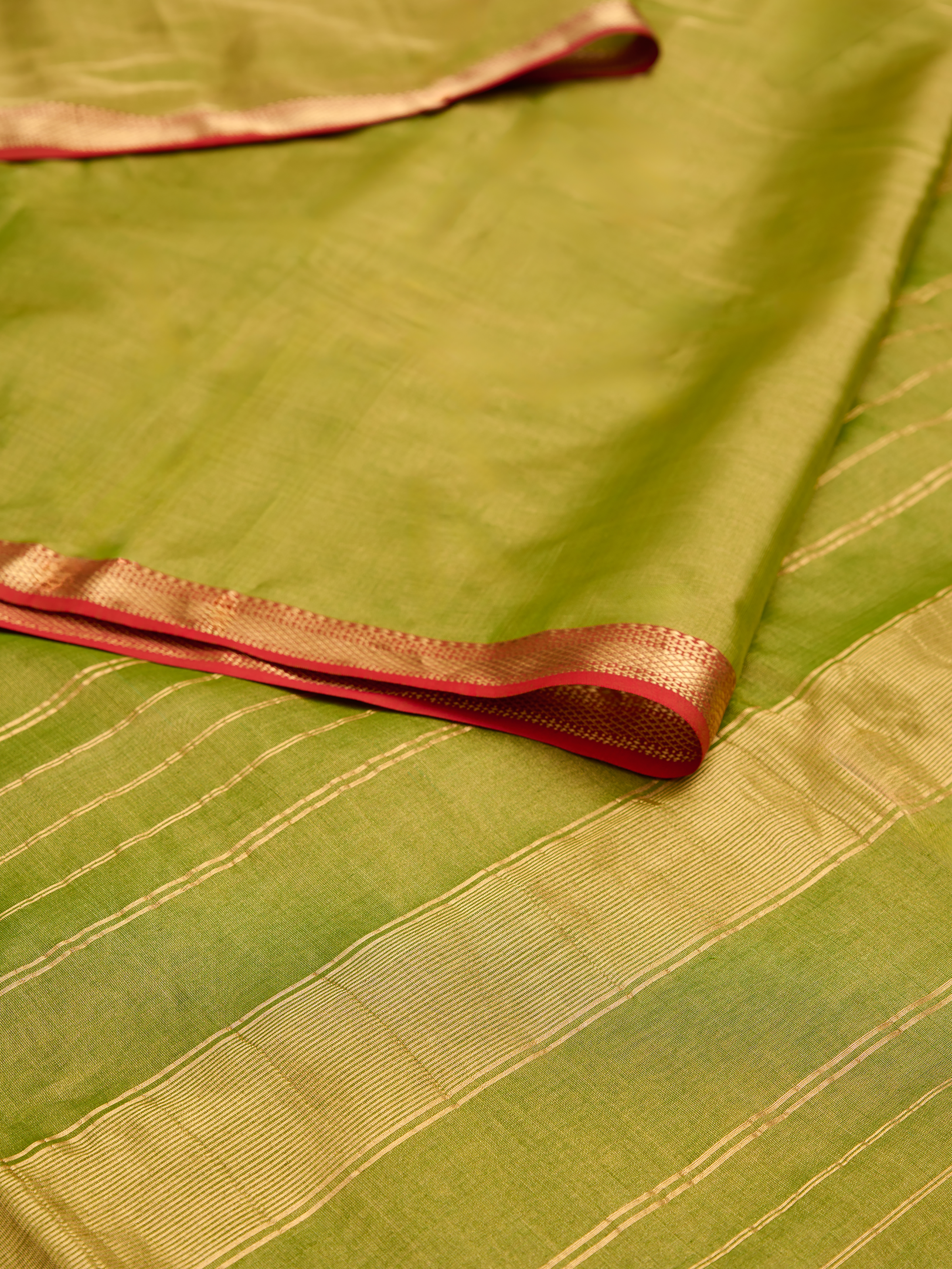 Sunehri #7 (Light Green & Gold)