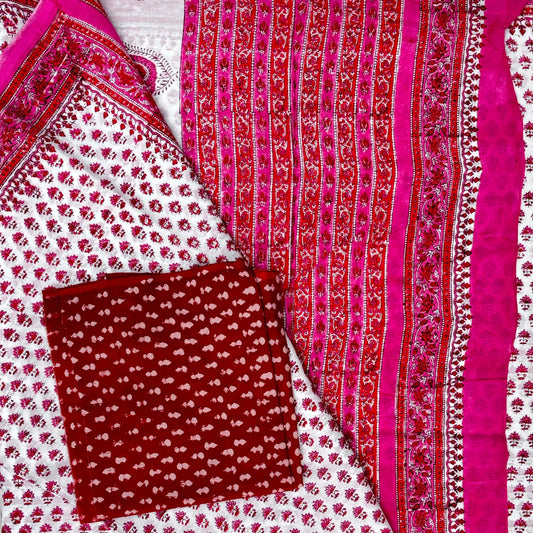 Elevate your summer wardrobe with Suma's saree | Suma Collective hand block printed cotton saree for summer | Limited Pieces — signature design
