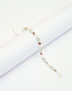 Riva Green Amethyst & Garnet Bracelet