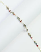 Riva Labradorite & Garnet Bracelet