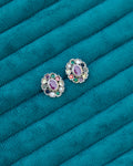 Tara Navratan Silver Earrings