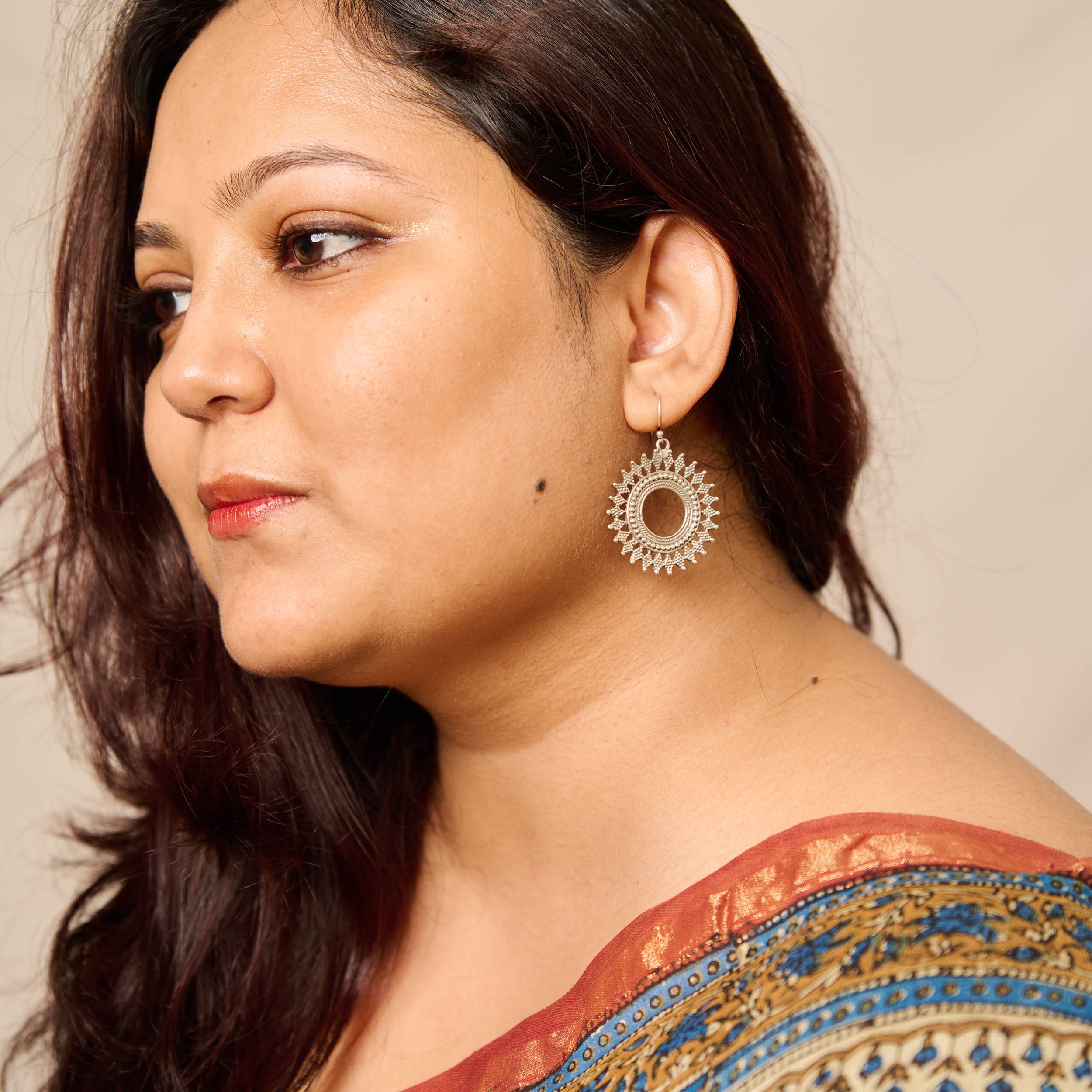 Arka Silver Earrings