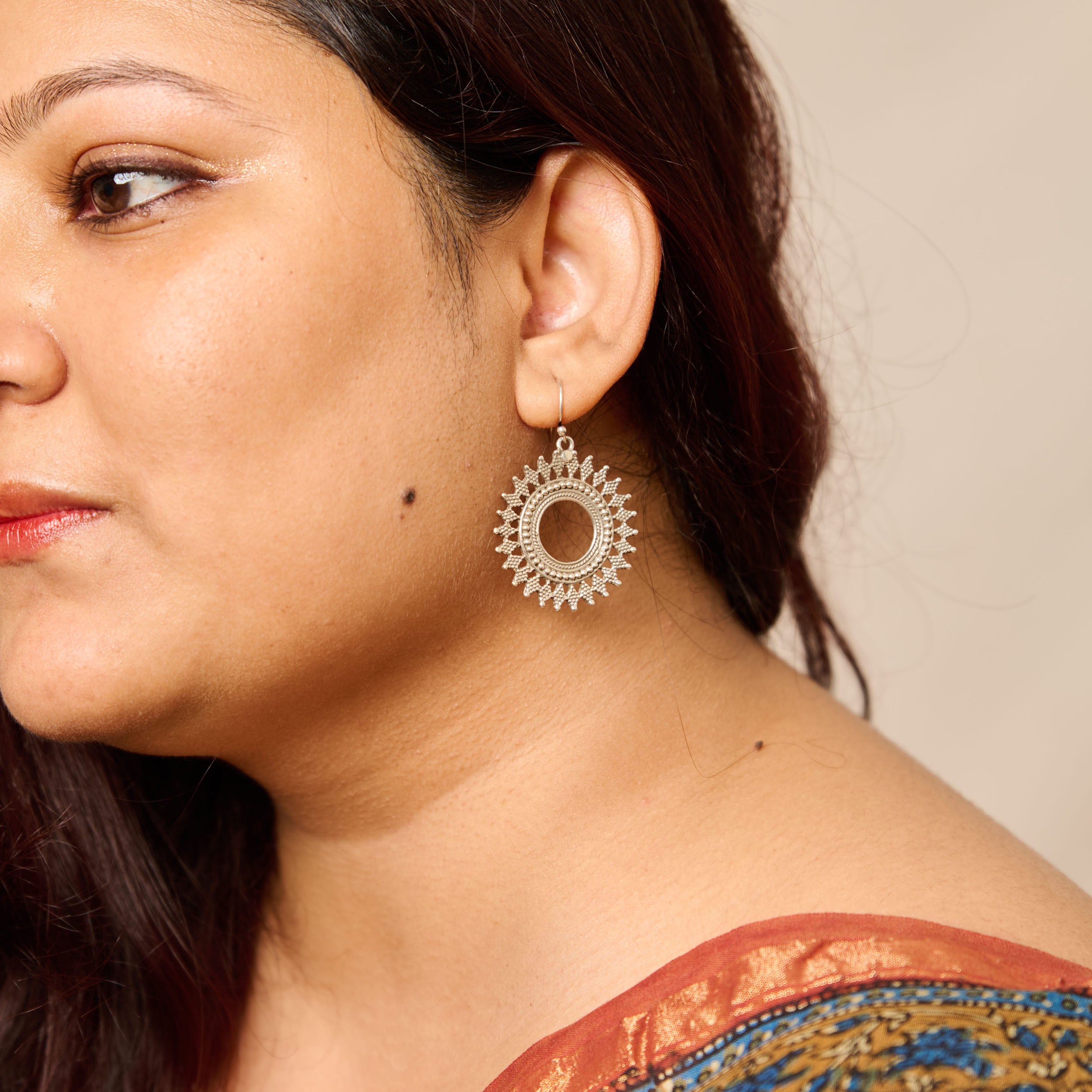 Arka Silver Earrings