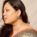 Amulya Floral Filigree Silver Earrings