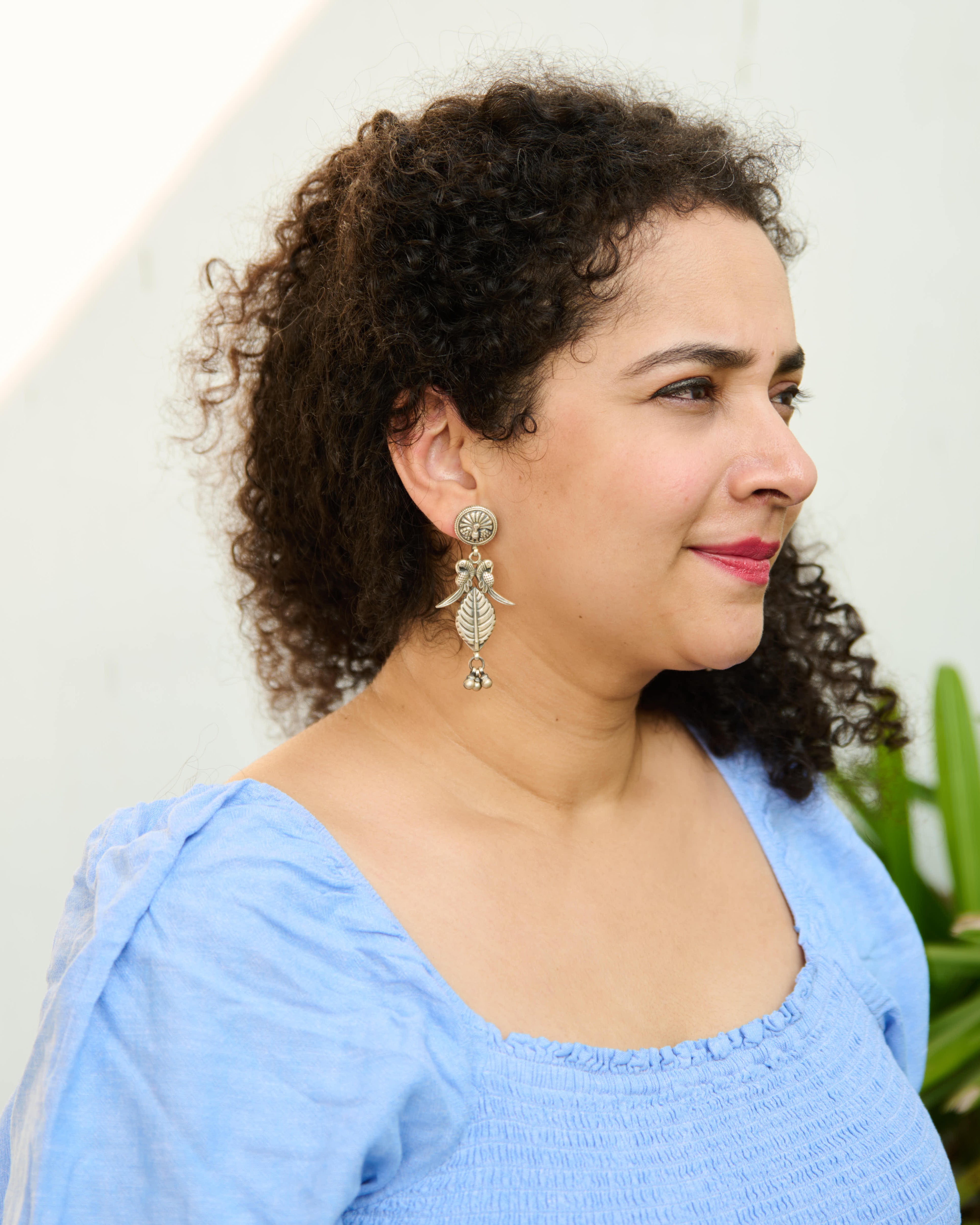 Vanika Silver Earrings