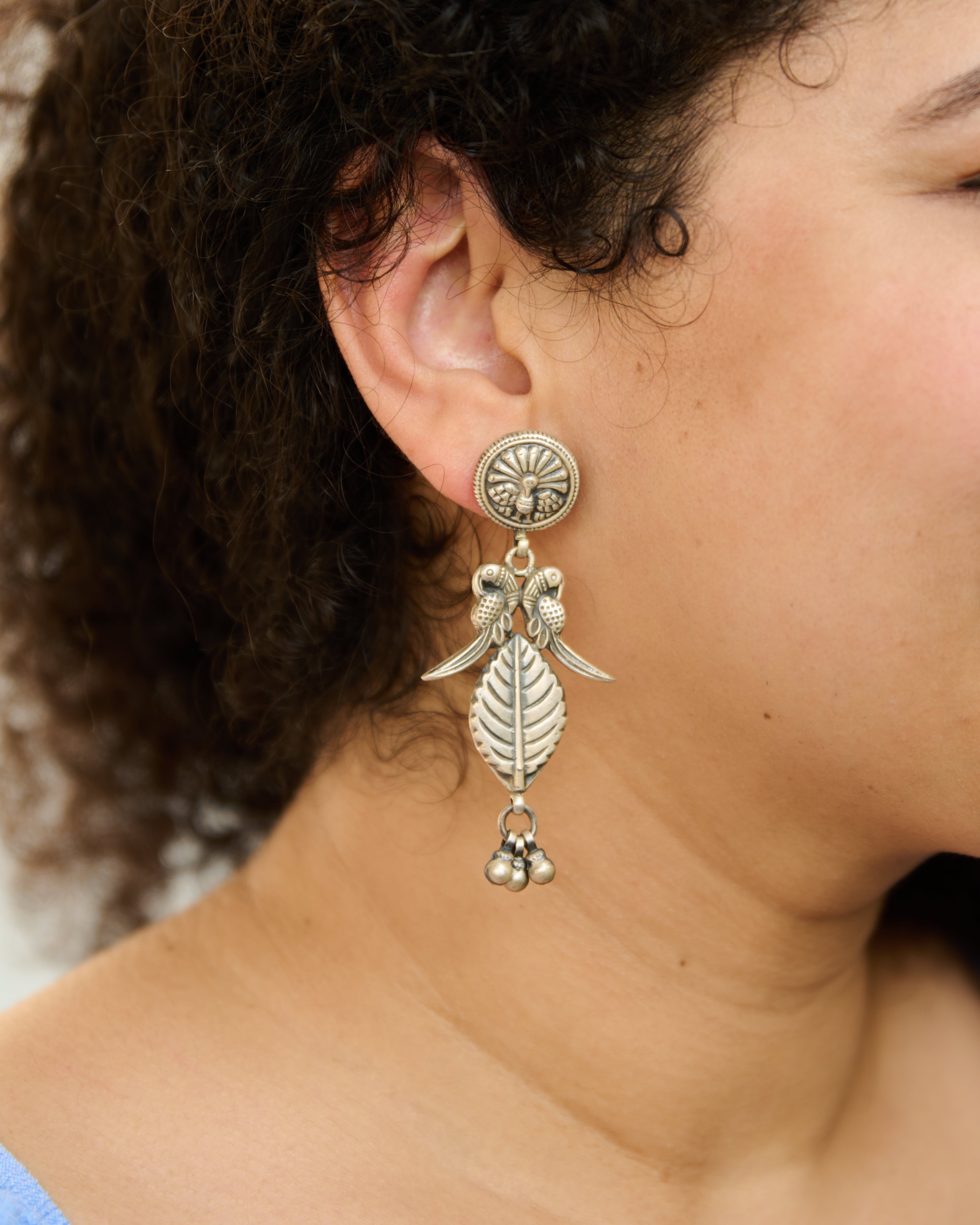 Vanika Silver Earrings
