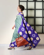 Megh Shibori Tussar Silk Saree